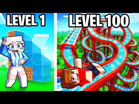 $1 VS $1,000,000,000 Waterslide in Minecraft...