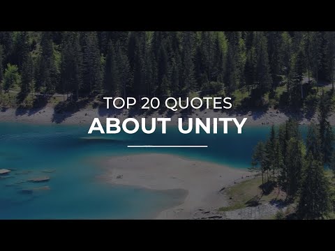 TOP 20 Quotes about Unity | Daily Quotes | Inspirational Quotes | Amazing Quotes