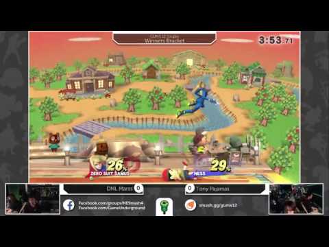 GUMS 12 Singles (Winner's Bracket) - DNL Marss (ZSS) vs TonyPajamas (Ness)