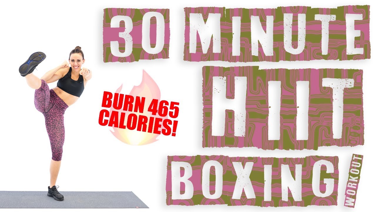 30 Minute HIIT Boxing Workout ðŸ”¥Burn 465 Calories! ðŸ”¥ - YouTube