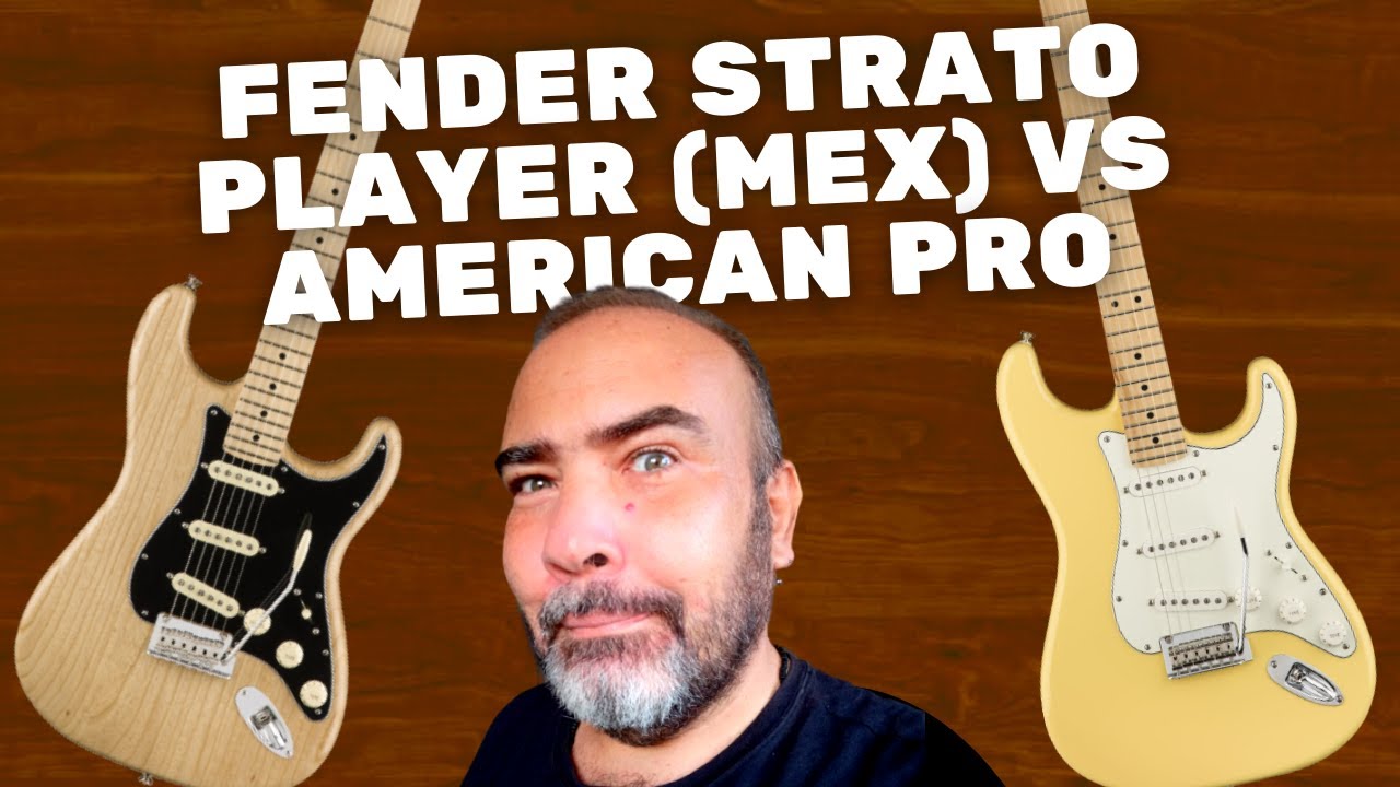 Comparativo Fender Player (México) Vs Fender American Pro (Bate- Papo)