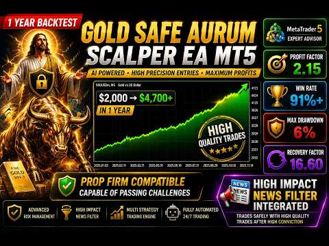 Video Gold Safe Aurum Scalper EA MT5
