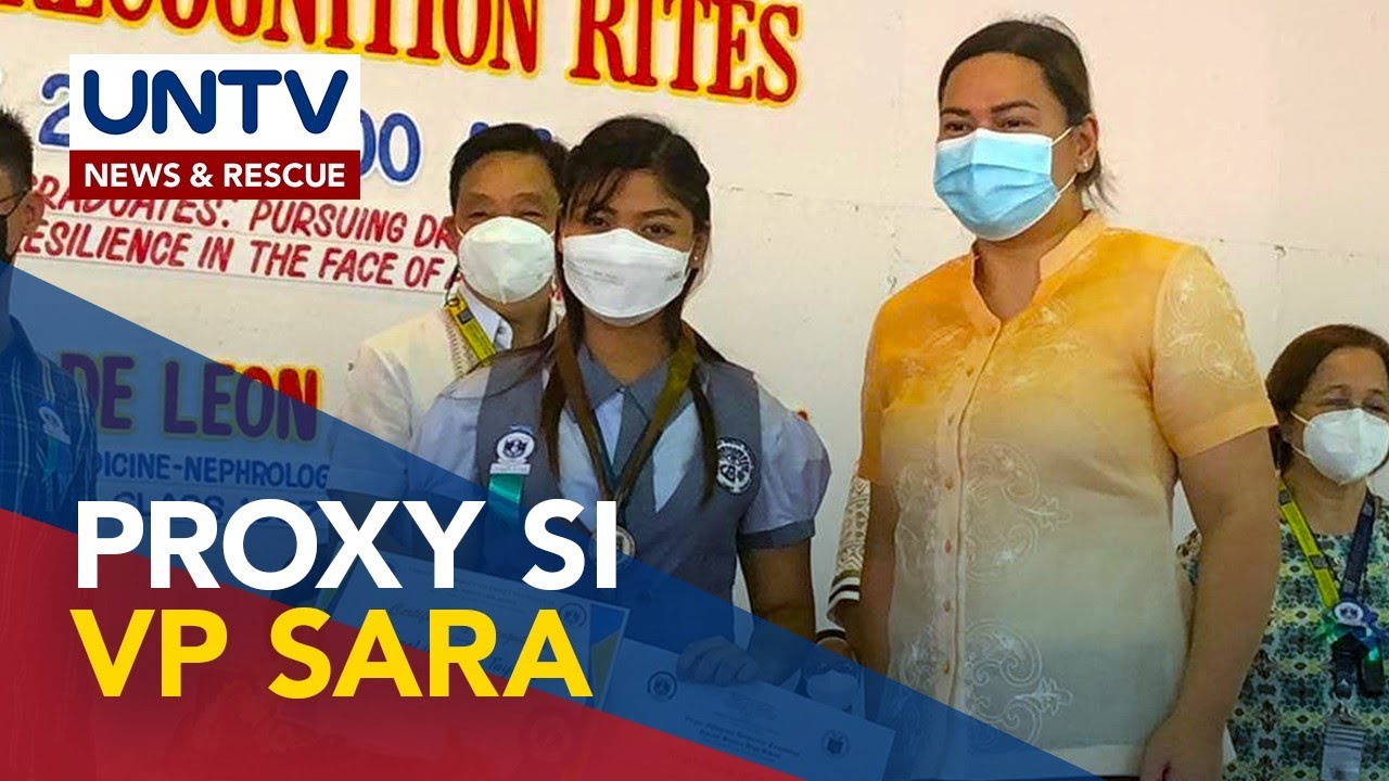 VP-elect Sara, tinupad ang wish ng isang graduating student na mag-proxy sa nanay na OFW