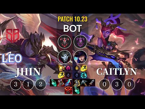 SB Leo Jhin vs Caitlyn Bot - KR Patch 10.23