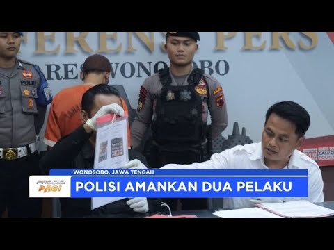 POLRES WONOSOBO TANGKAP PELAKU JUDI DARING