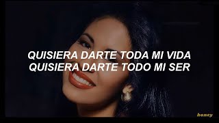 🤍 Selena Quintanilla || Quisiera Darte [Letra]