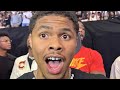 SHAKUR STEVENSON REACTS TO GERVONTA DAVIS KO OF ROLLY ROMERO