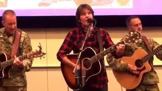 Video thumbnail of "John Fogerty performs with Six-String Soldiers to mark POW-MIA Day at North Las Vegas VA Medical Ctr"