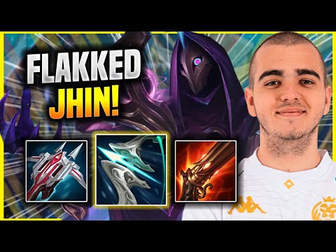FLAKKED IS A MONSTER WITH JHIN! - Flakked Plays Jhin ADC vs Viktor! | Preseason 2022