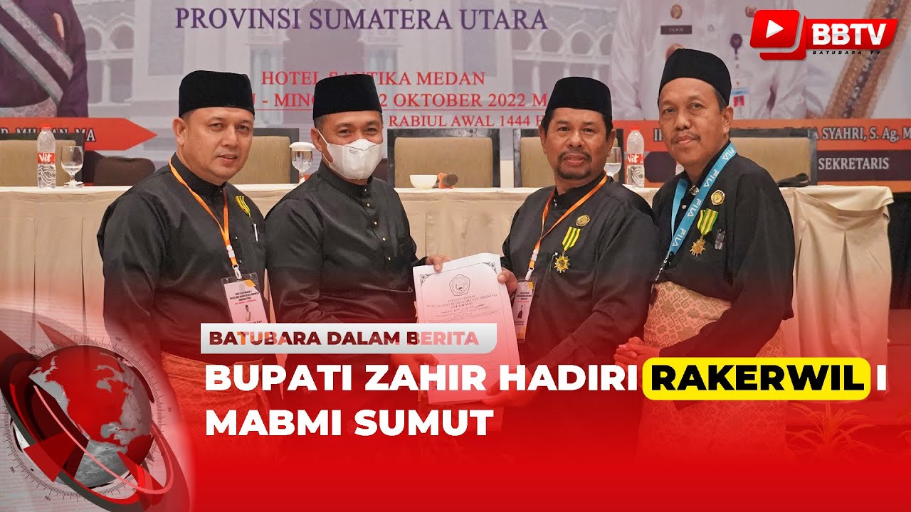 BUPATI ZAHIR HADIRI RAKERWIL I MABMI SUMUT
