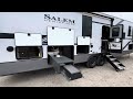 Check out this Video for a 2026 Forest River Salem Hemisphere Elite 36FL(Stock #13292)  for sale by Crossroads Trailer Sales, Inc.. This unit is located in Newfield, NJ