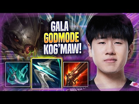 GALA LITERALLY GOD MODE WITH KOG'MAW! - RNG GALA Plays Kog'maw ADC vs Jhin! | Season 2022