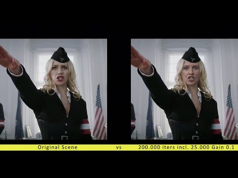 Deepfake Alice Weidel zu Julia Dietze "Renate Richter" in IRON SKY (2012) Source  vs Final  200.000k