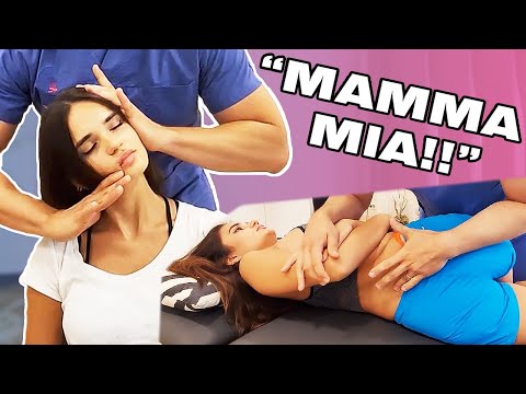Student COULDN'T BELIEVE her NECK CRACKED like that! | Osteopathic / Chiropractic Adjustment Session