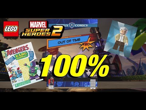 Lego Marvel Super Heroes 2 | #20 Out of Time | All Collectibles Minikits Token Rescue