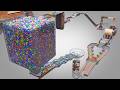 20 000 Colorful Balls Marble Run Loop Animation V17