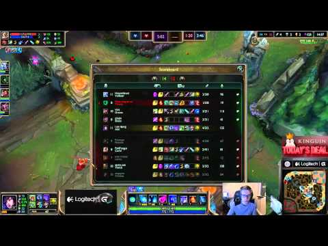 Bjergsen - Ahri vs Orianna - Mid - Full Game
