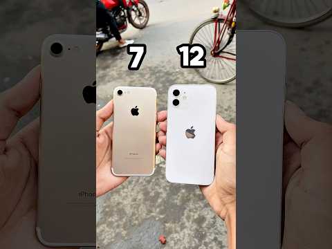 iPhone 7 Vs iPhone 12 Camera Zoom Test! #shorts #iphone