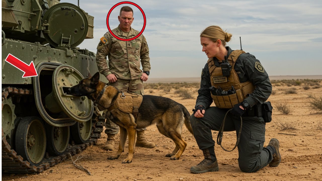 K9 dog barks and won’t stop barking at the tank. What the soldiers find inside is terrifying!