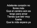 Adelante Corazón - María José - CON LETRA 