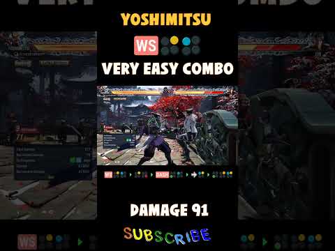 Yoshimitsu combo tekken8 I Yoshimitsu easy combo guide tekken8#Yoshimitsu#Tekken8#combo
