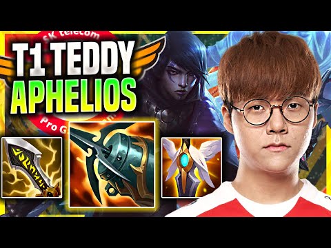 TEDDY IS SO CLEAN WITH APHELIOS! - T1 Teddy Plays Aphelios ADC vs Kai'sa! | Season 11