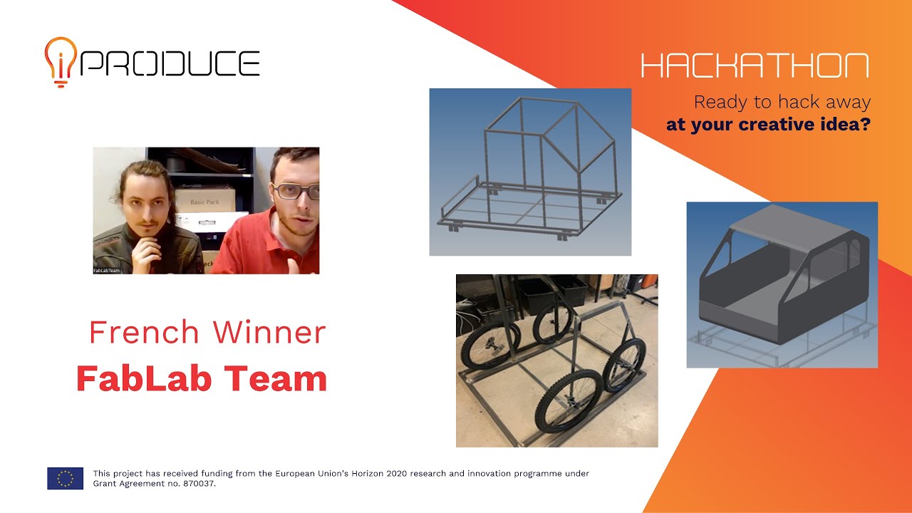French winner of the iPRODUCE Hackathon - 