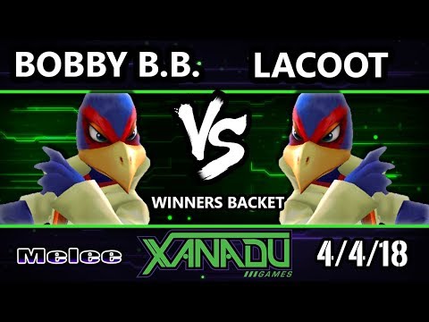 S@X 244 SSBM - Bobby B.B. (Falco) Vs. lacoot (Falco) - Smash Melee Winners Bracket