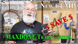 Maxdone Trail Camera, New 64 MP 4K camera, with wifi Bluetooth