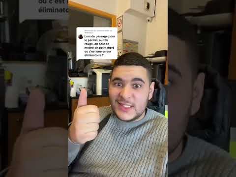 Ce mettre au point mort au feu rouge est-ce éliminatoire ? - #walidlemoniteur