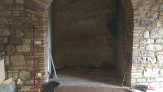 Realizzazione camino in pietra e mattoni impresa edile Zaccardi Giuseppe