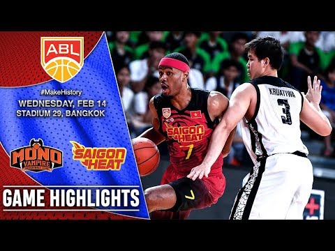 Mono Vampire Basketball Club vs Saigon Heat | HIGHLIGHTS | 2017-2018 ASEAN Basketball League