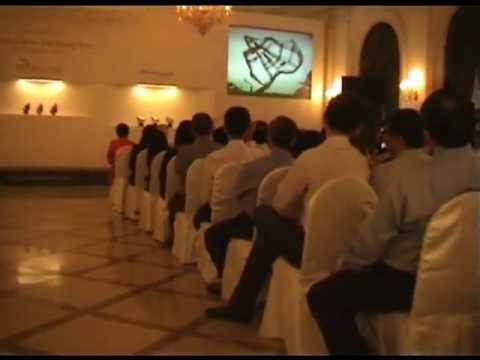 #SandArt / #SandAnimation @Singapore #Environment and Water #Awards Ceremony 2012 by Tan #SockFong