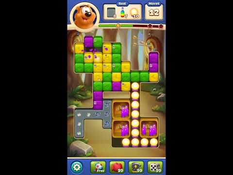 Toon Blast Level 7656 - NO BOOSTERS 🐻🐺🐱 | SKILLGAMING ✔️