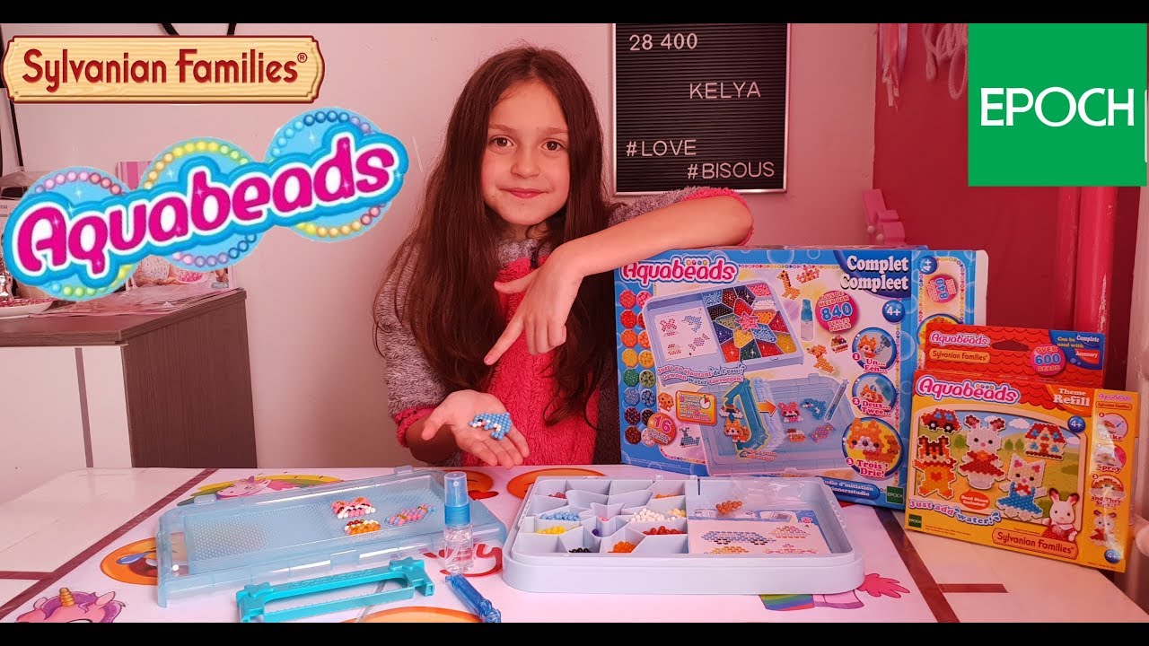 AQUABEADS - un dauphin, un bonbon ... avec des perles et de l'eau !