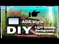 DIY Light Screen Aquascape ADA Style Background aquarium
