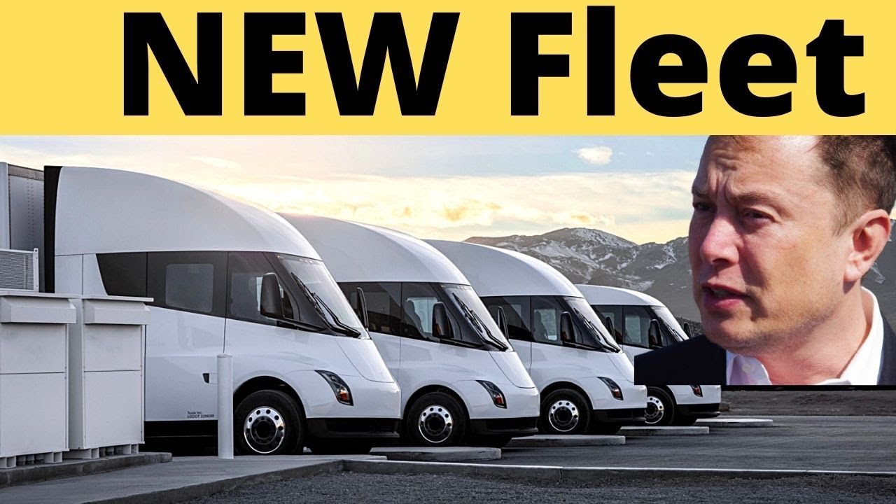 BREAKING! Tesla Unveils NEW Fleet of Tesla Semi Trucks And The Last Seems Different