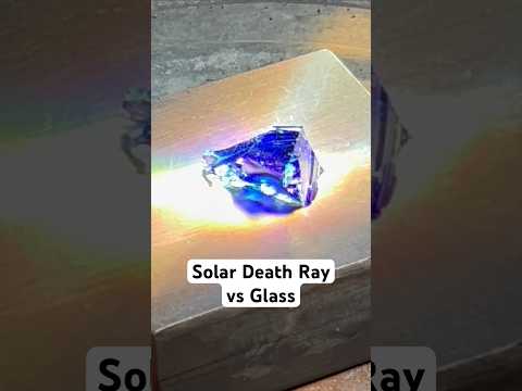 Can the Solar Death Ray melt glass? #physics #science #solar
