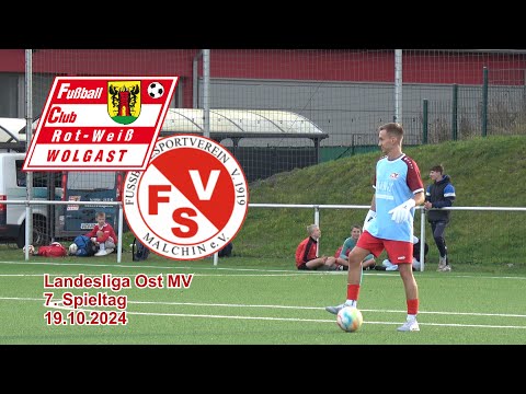 7.Spt. FC Rot-Weiß Wolgast : FSV 1919 Malchin 5:0 LL Ost MV