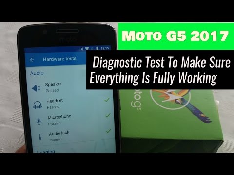 Moto G5 2017 (Diagnostic Test For Hardware & Software Issues)