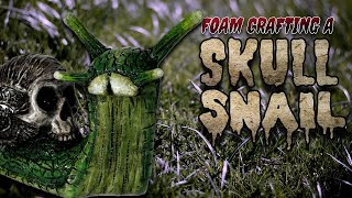 Foam Crafting a Skull Snail