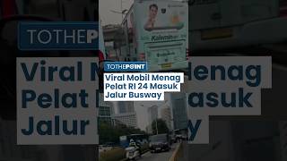 Viral Mobil Menteri Agama Masuk Jalur Busway, Kemenag Beri Pembelaan: hanya Mengikuti Arahan Patwal