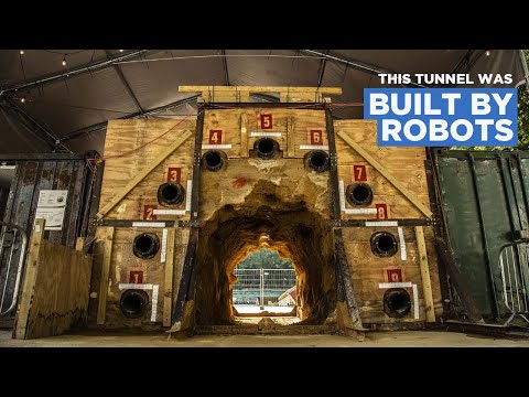 A Tunnel Built by a Swarm of Robots - Jaw-Dropping!