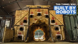A Swarm of Robots Built This Tunnel