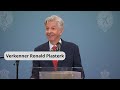 Verkenner Ronald Plasterk: "Nederland moet geregeeerd worden, dan kan ik NIET zomaar weigeren!"