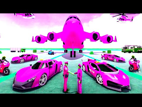 Police Plane Transporter Simulator - Transporting Police Vehicles in Cargo Plane - Android GamePlay