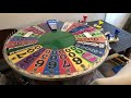 Mega 40 Wheel Of Fortune Home Made Wheel Update 3