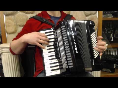 3917 - Certified Pre-Owned Black Weltmeister Kristall Piano Accordion LMM 30 60 $1799