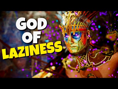 How LAZY Can Kratos Be - Obliterating GNA with The Lazy Build - God of War Ragnarok