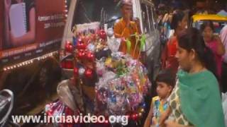 A festive night in Mumbai, Maharashtra 